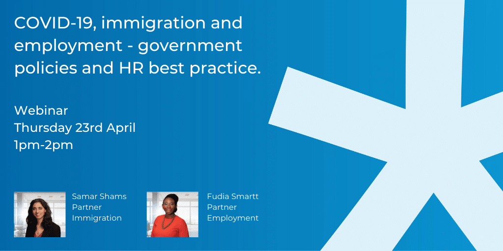 Watch our Webinar: COVID-19, immigration and employment – government policies and HR best practice